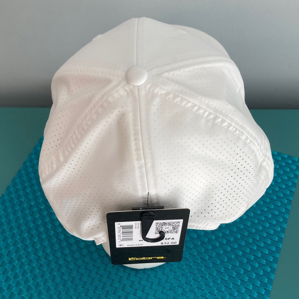 Cobra Crown C Patch White/Rickie Orange Headwear Men Fits All - Picture 5 of 13